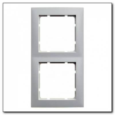 Ramka 2-krotna; śnieżnobiały, mat; S.1 Numer katalogowy: 10129909