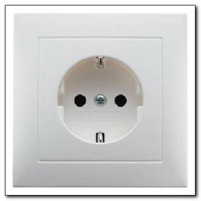 Gniazdo SCHUKO komplet; śnieżnobiały, połysk; S.1 Numer katalogowy: 47428989