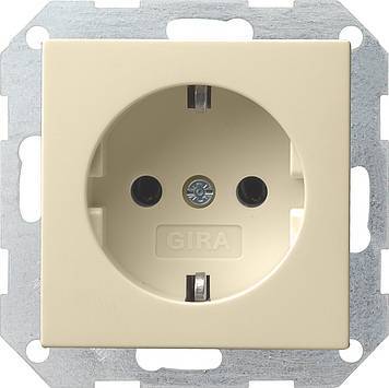 Gniazdo SCHUKO System 55 kremowy