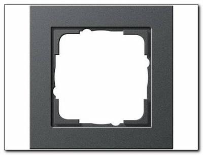 Ramka pojedyncza Gira E2 antracytowy
