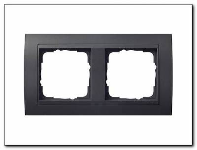 Ramka podwójna antracytowy Gira Event antracytowy