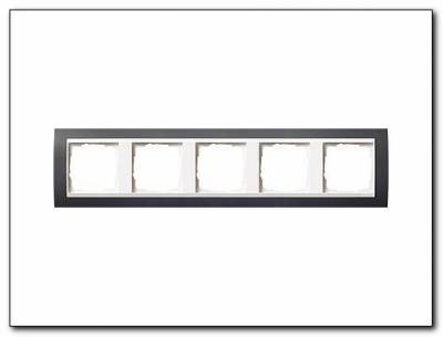 Ramka pięciokrotna do białych Gira Event antracytowy