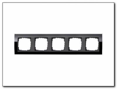 Ramka pięciokrotna antracytowy Gira Event Clear czarny