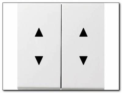 Klawisze z symb. strzałek Gira F100 biały