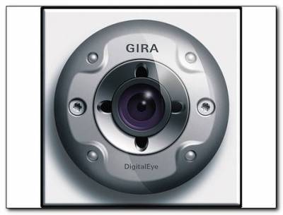 Bramofon natynkowy potrójna System Domofon biały