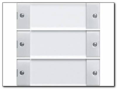 Zestaw przełączn. potrójna opis System 55 przezr./biały