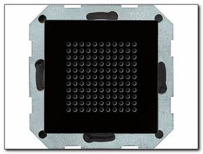 Głośnik podtynkowy wygląd czarnego szkła do radia RDS Gira System 55