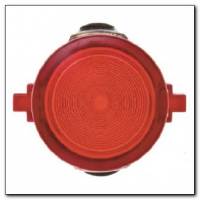 Przycisk do łącznika i sygnalizatora E10; czerwony przezroczysty; 1930/Glas/Palazzo Numer katalogowy: 1229