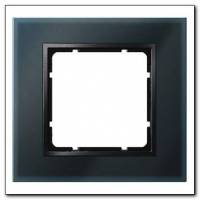 Ramka szklana 1-krotna; czarny; B.7 Glas Numer katalogowy: 10116616
