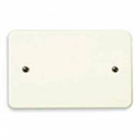 Cover for 3M-flush mounting boxes white