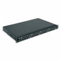Patch panel with 24 ST adapters