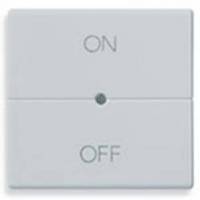 Klawisz, symbol - ON/OFF, 2M, srebrny