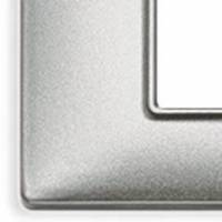 Ramka ozdobna, metal, 1M, metaliczny srebrny