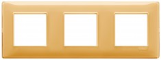 Ramka ozdobna, technopolimer 6M (2+2+2) 71mm Reflex amber