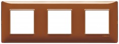 Ramka ozdobna, technopolimer 6M (2+2+2) 71mm Reflex tobacco