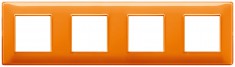 Ramka ozdobna 8M (2+2+2+2) 71mm Reflex orange