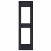 Ramka ozdobna, Round, technopolimer, 2M, czarny