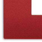 Ramka ozdobna Classic, 2M-centralnie (do puszki 3M), maloway technopolimer, matowy czerwony